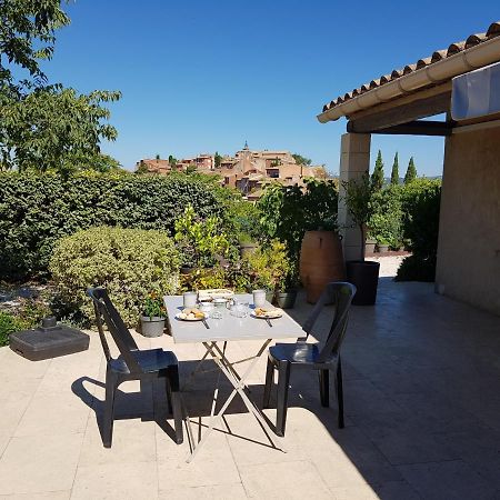 Chambre du sentier des ocres Roussillon en Isere Extérieur photo